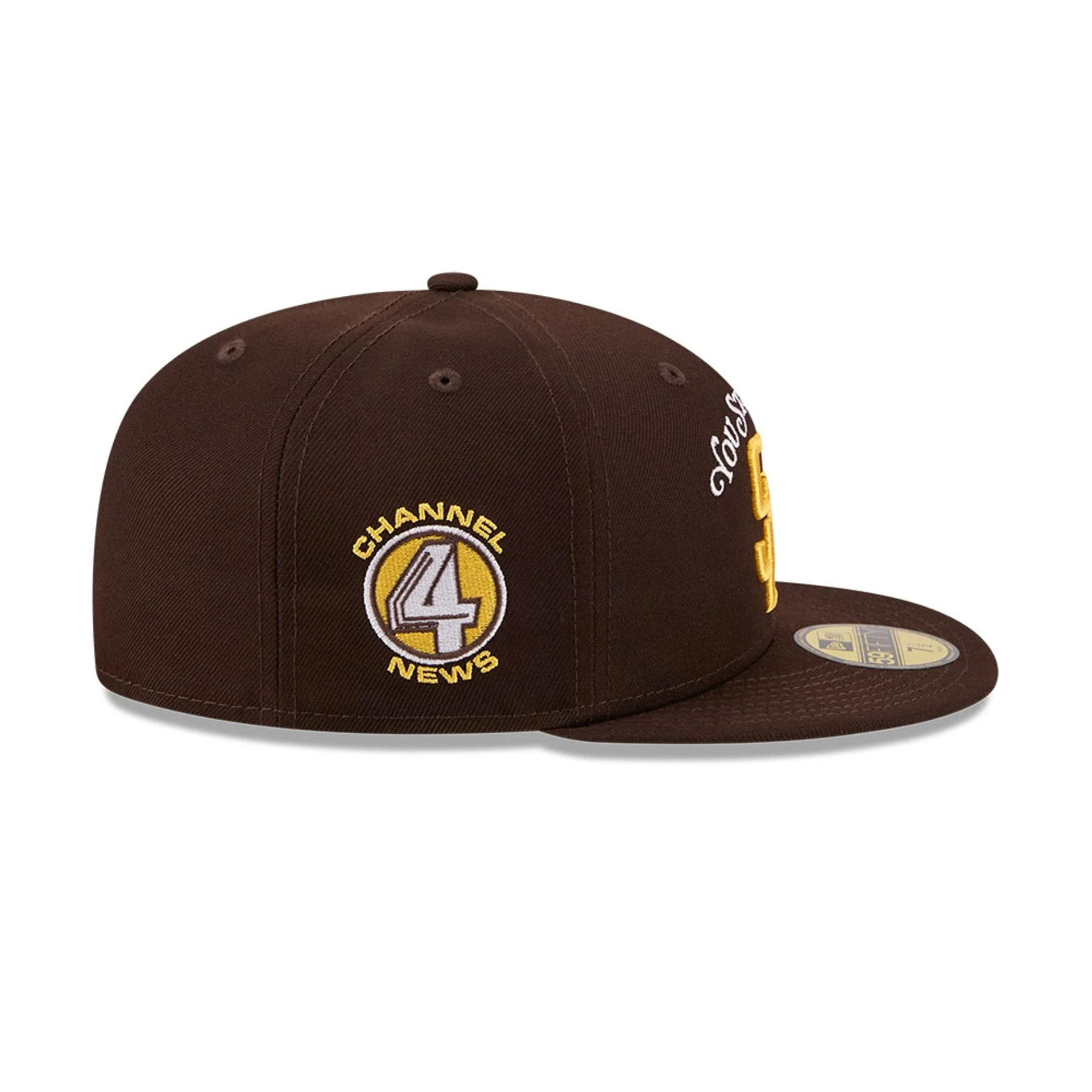 San Diego Padres MLB X Anchorman Stay Classy Black 59FIFTY Fitted Cap - Image 5