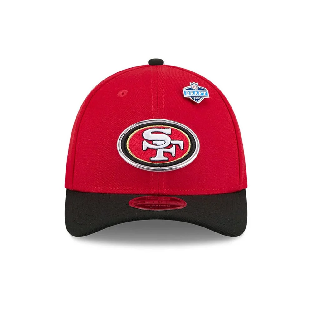San Francisco 49ers NFL Draft 2026 Red 39THIRTY M-Crown Stretch Fit Cap - Image 3