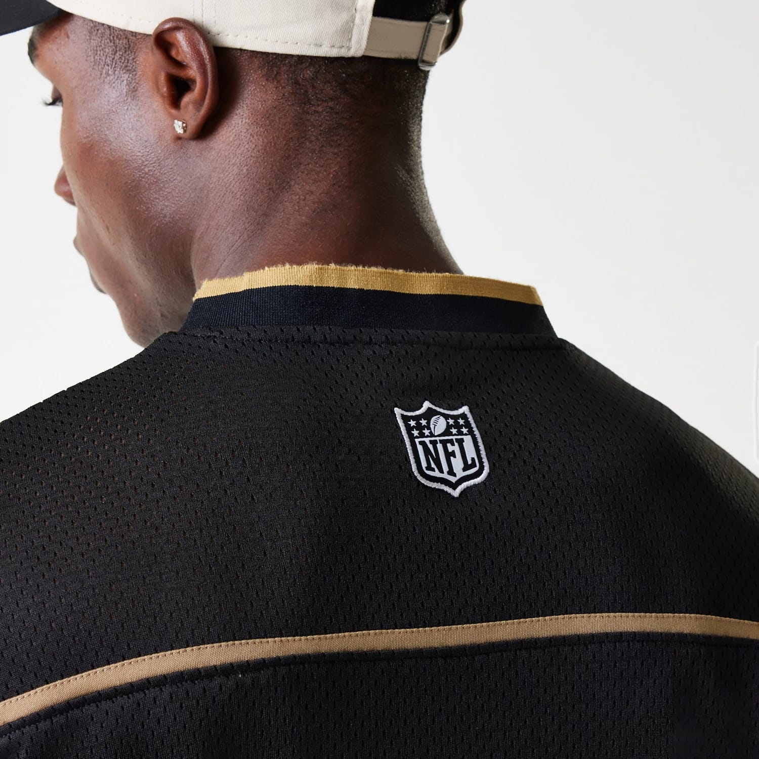 San Francisco 49ers NFL Mesh Black Jersey - Image 4