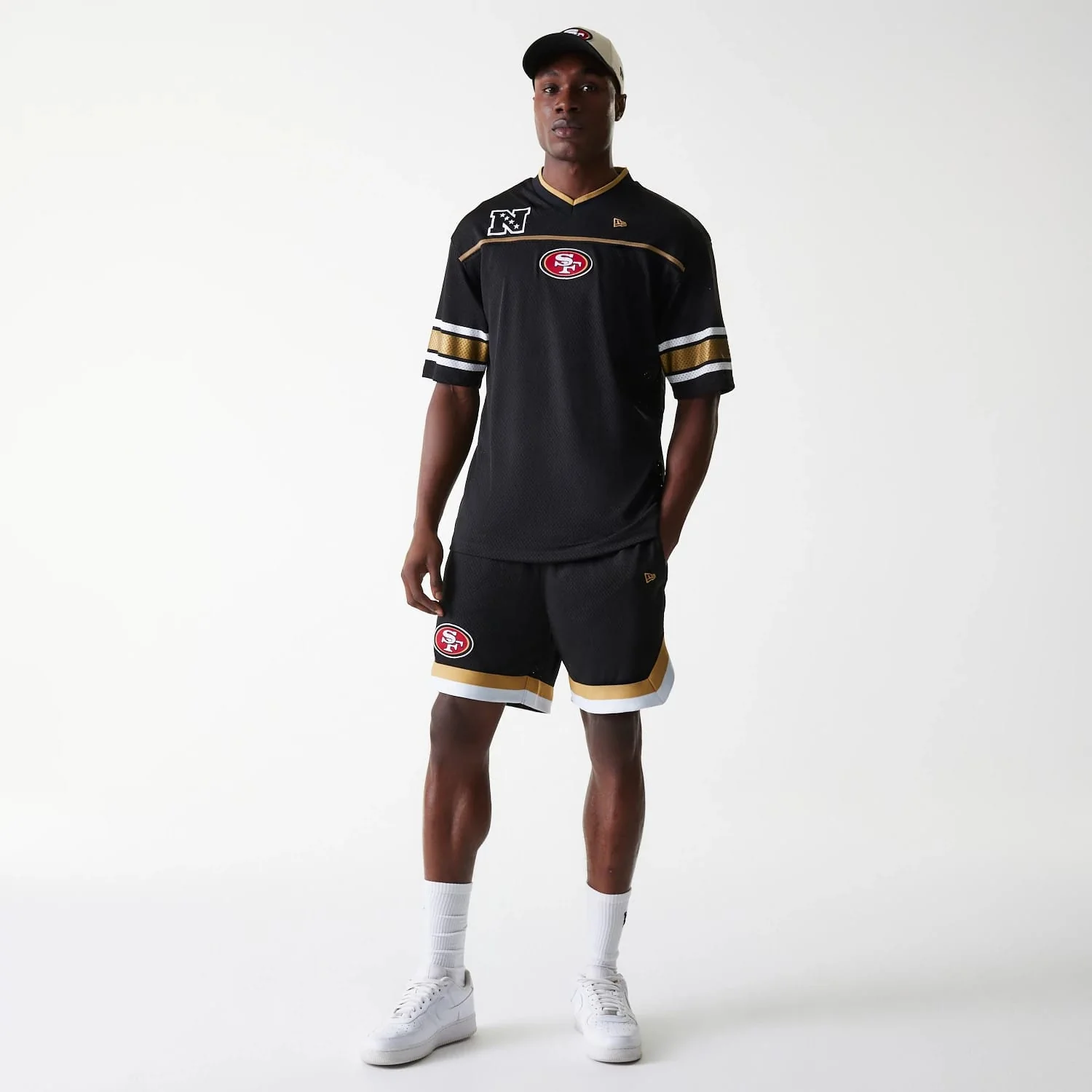 San Francisco 49ers NFL Mesh Black Jersey - Image 8