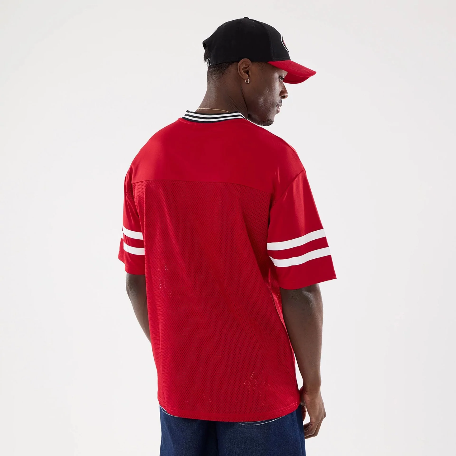 San Francisco 49ers NFL Mesh Red Mesh Jersey - Image 2