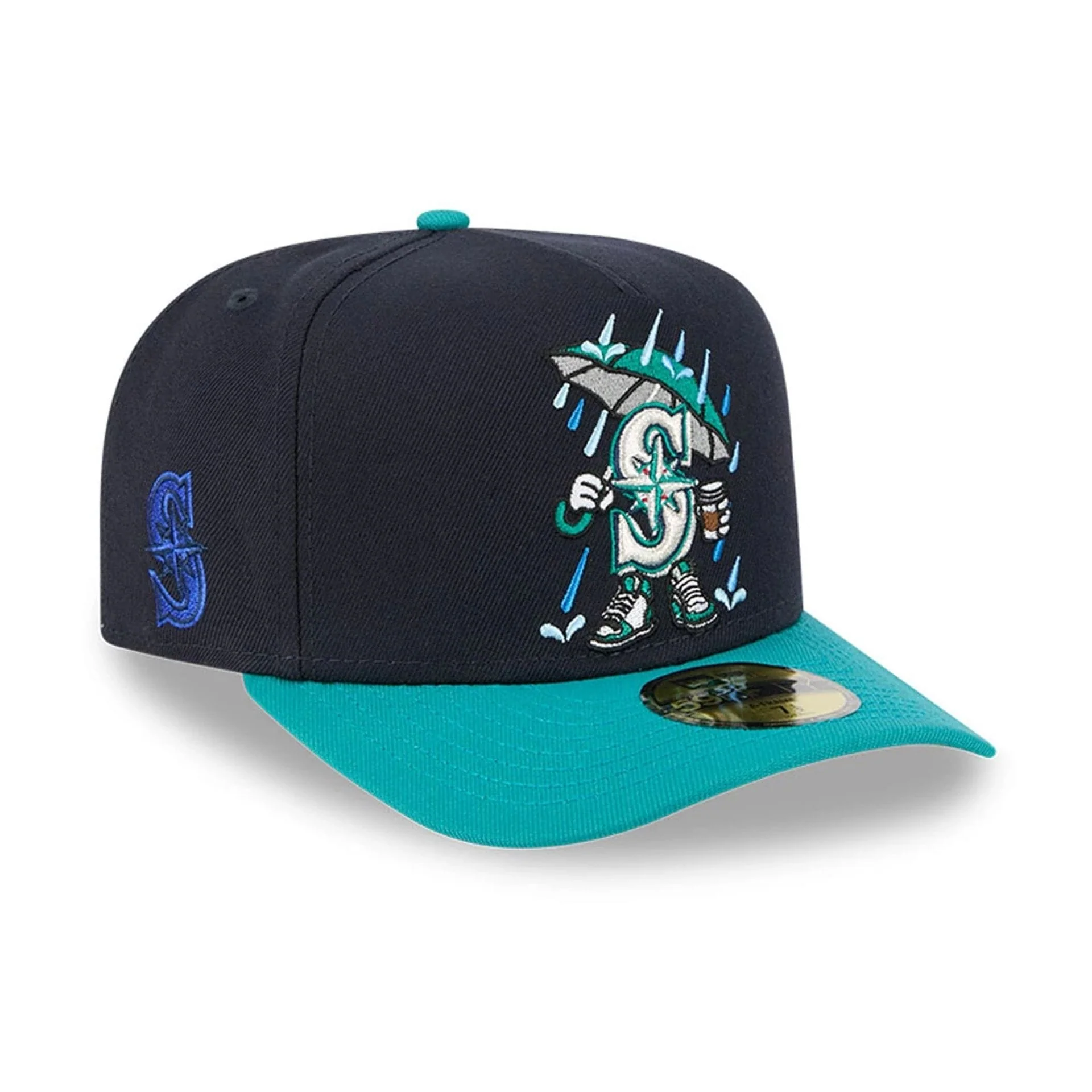 Seattle Mariners MLB Cartoon Navy 59FIFTY A-Frame Fitted Cap