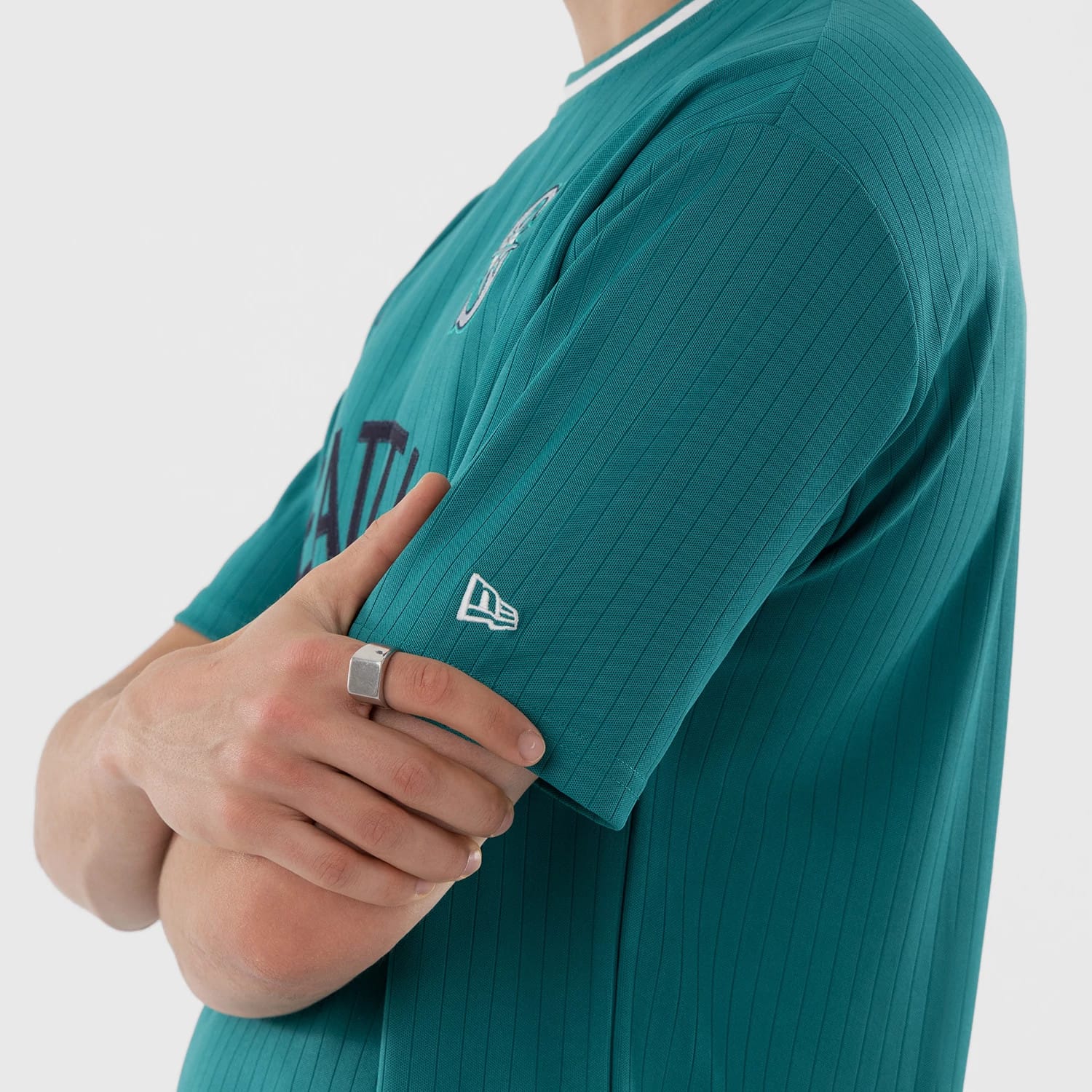 Seattle Mariners MLB Green Oversized T-Shirt - Image 6