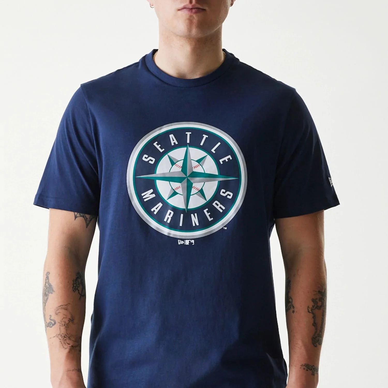 Seattle Mariners MLB Regular Dark Blue T-Shirt - Image 4