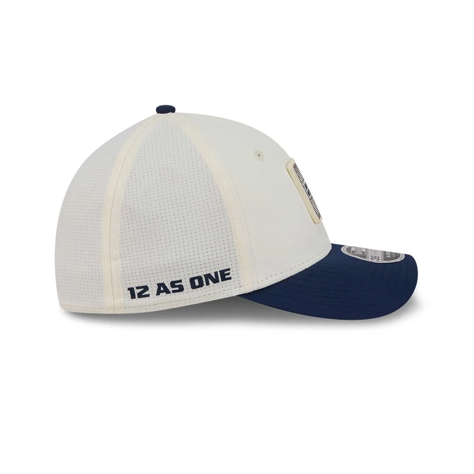 Seattle Seahawks NFL Training 2026 White 39THIRTY M-Crown Stretch Fit Cap - Image 4