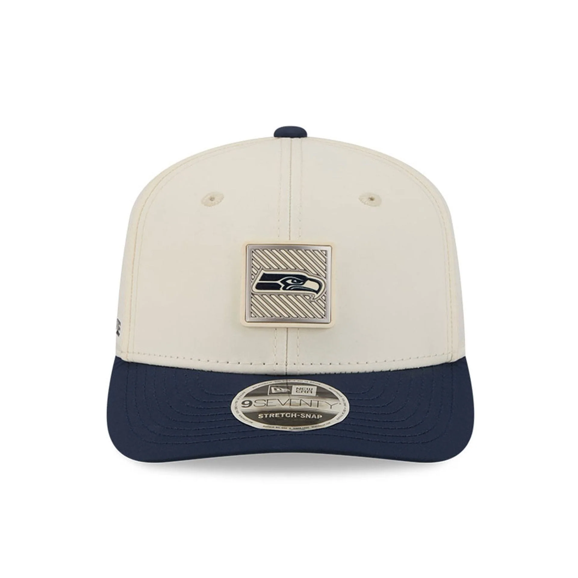 Seattle Seahawks NFL Training 2026 White 9SEVENTY Stretch Snap Adjustable Cap - Image 2
