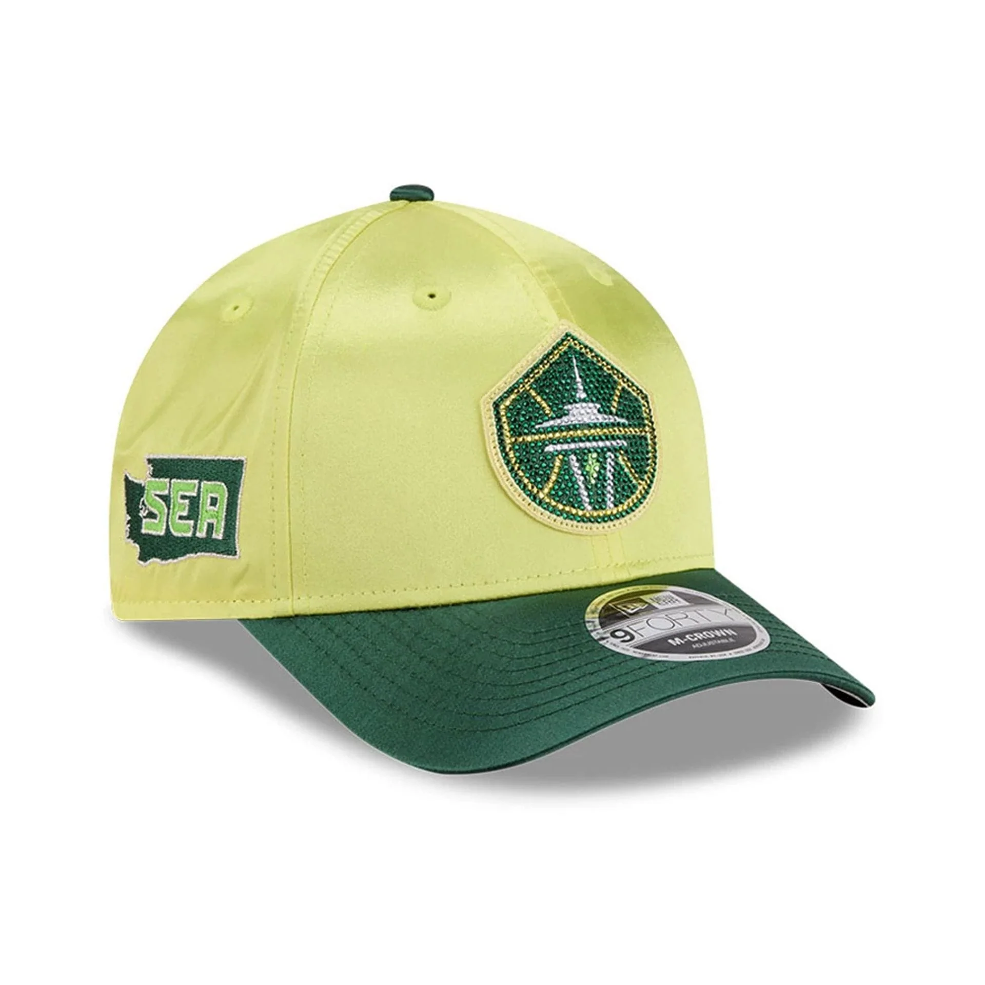 Seattle Storm WNBA Draft 2026 Yellow 9FORTY M-Crown Adjustable Cap