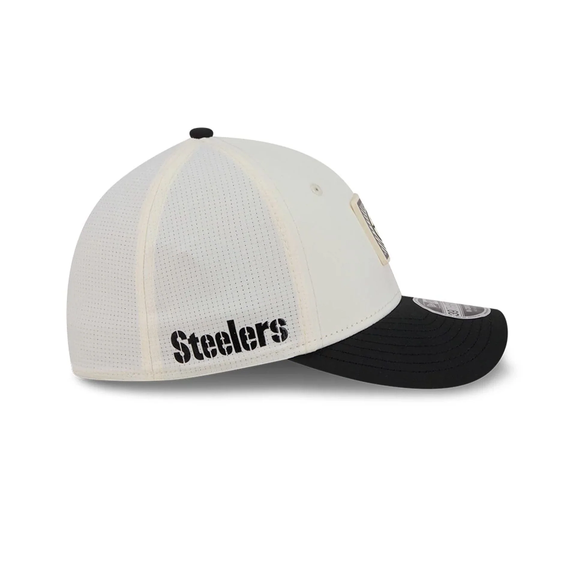 Steelers NFL Training 2026 White 39THIRTY M-Crown Stretch Fit Cap - Image 4