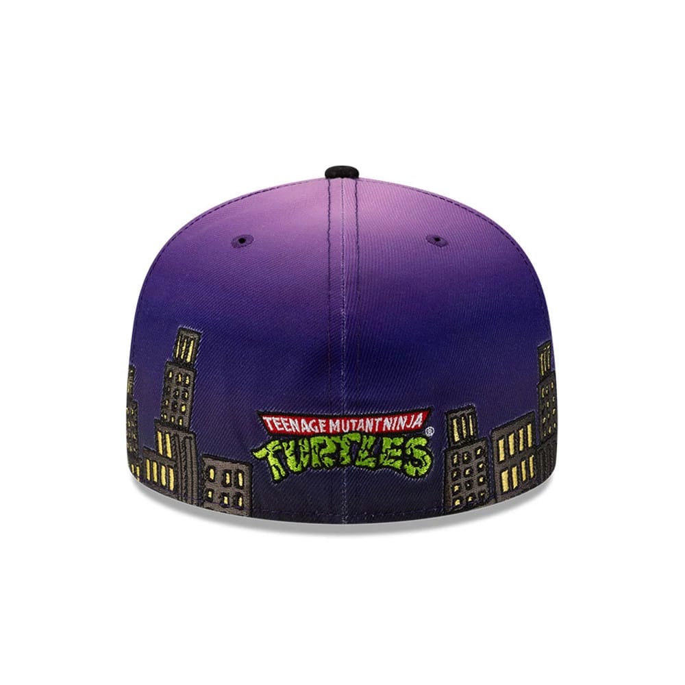 Teenage Mutant Ninja Turtles Skyline Purple 59FIFTY A-Frame Fitted Cap - Image 5