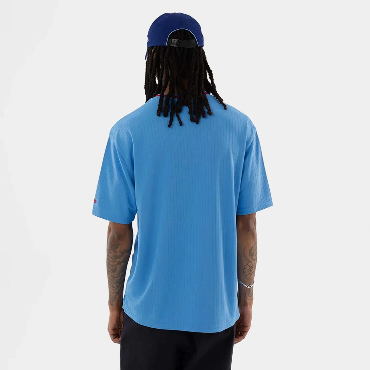 Texas Rangers MLB Pastel Blue Oversized T-Shirt - Image 2
