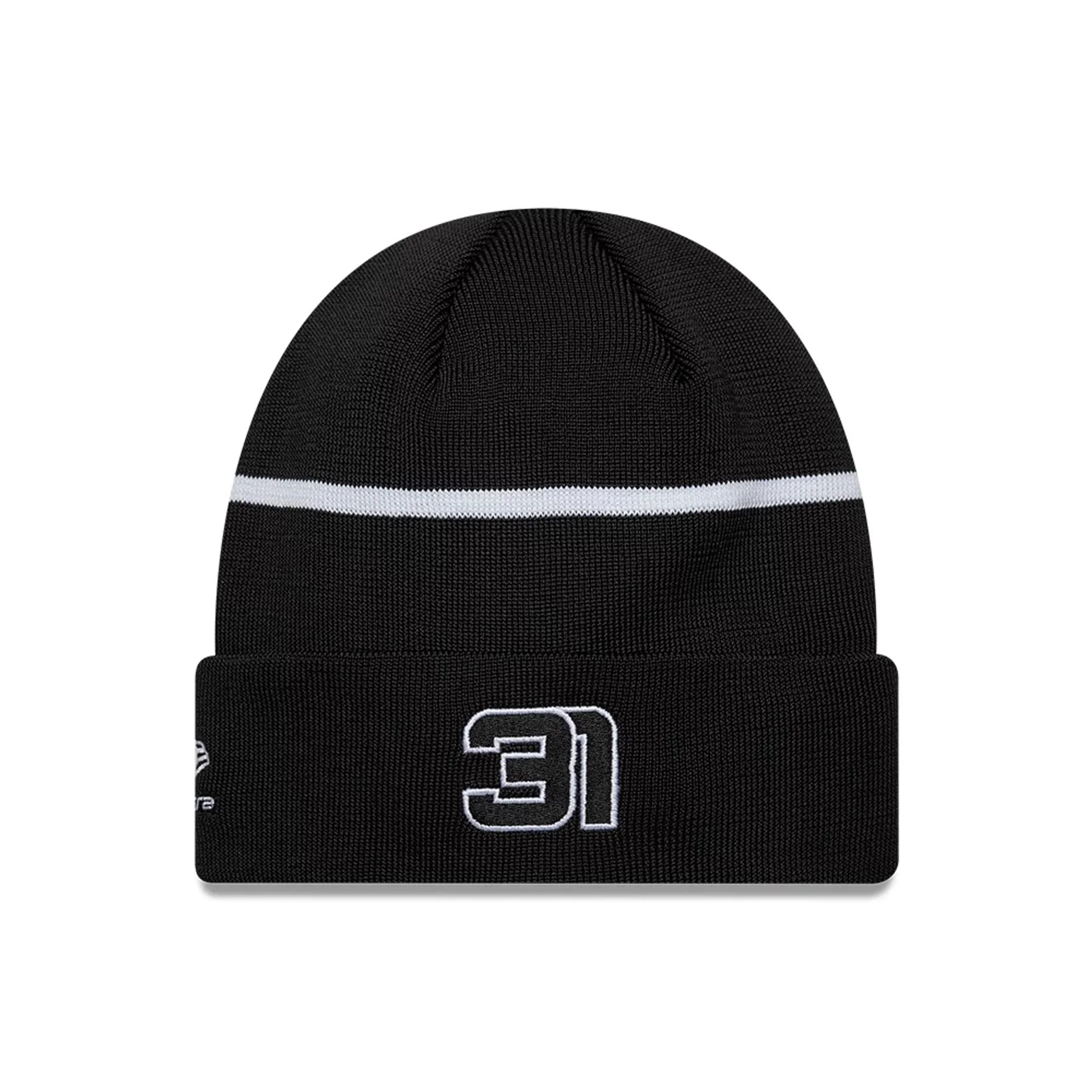 TGR Haas F1 Esteban Ocon Black Cuff Knit Beanie Hat - Image 2