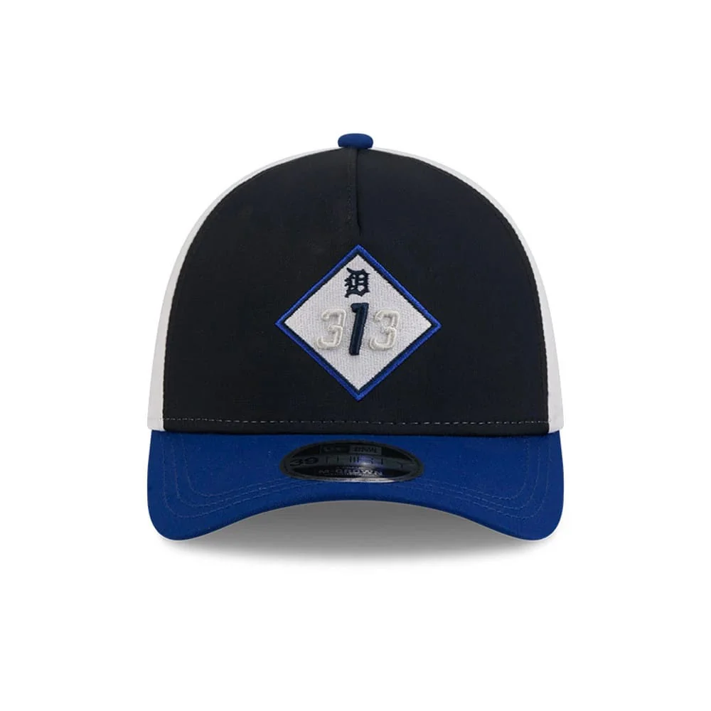 Tigers MLB City Connect Navy 39THIRTY M-Crown A-Frame Stretch Fit Cap - Image 3