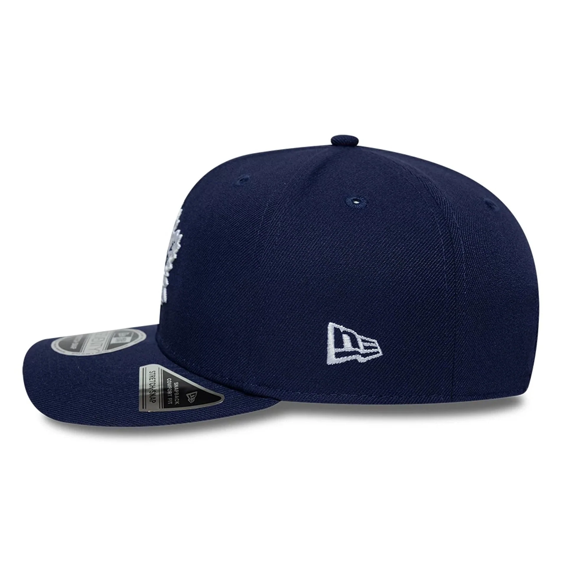 Toronto Maple Leafs NHL Team Navy 9SEVENTY Stretch Snap Adjustable Cap - Image 5