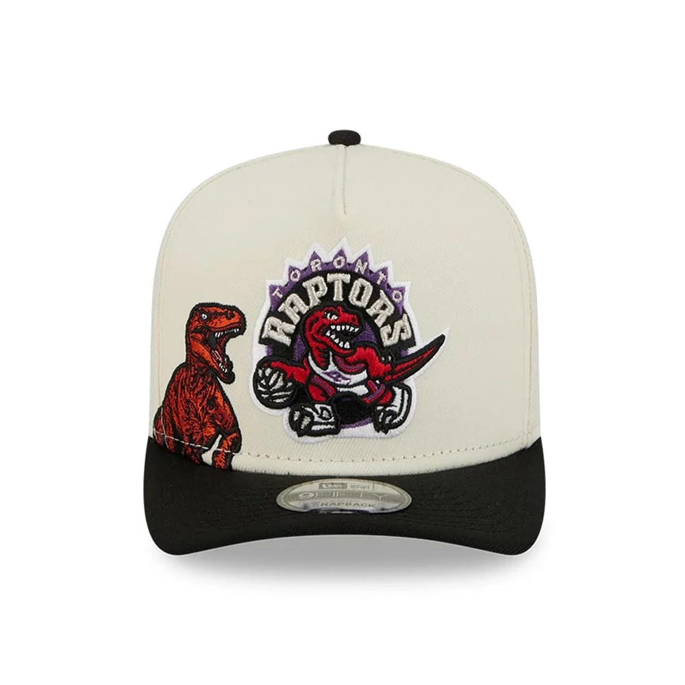 Toronto Raptors Cream 9FIFTY A-Frame Snapback Adjustable Cap - Image 3