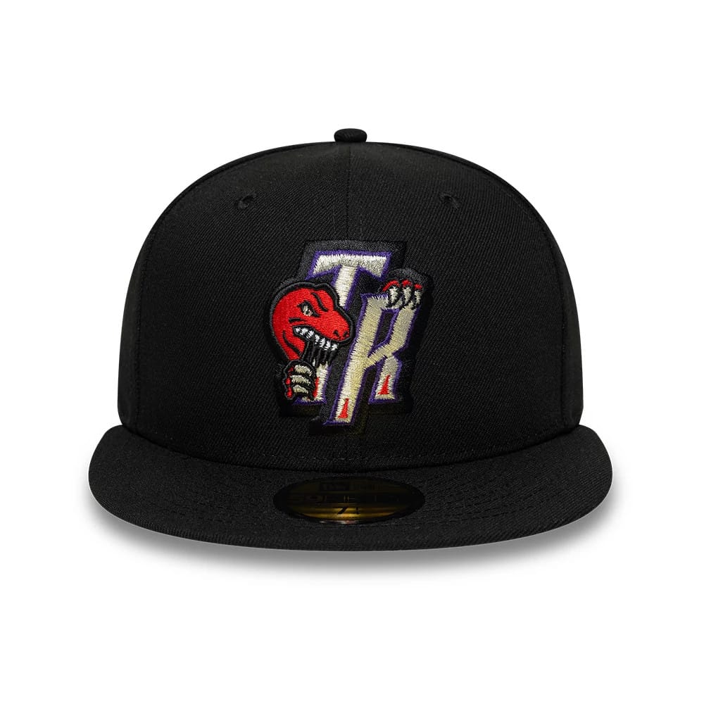 Toronto Raptors NBA Hardwood Classic Black 59FIFTY Fitted Cap - Image 3