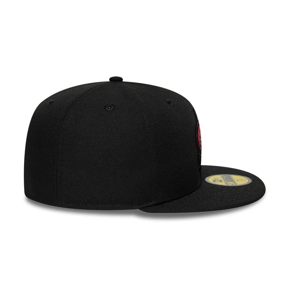 Toronto Raptors NBA Hardwood Classic Black 59FIFTY Fitted Cap - Image 7
