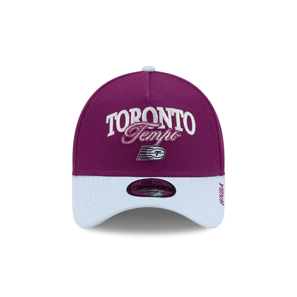 Toronto Tempo WNBA Tip Off 2026 Dark Red 9FORTY A-Frame Adjustable Cap - Image 2