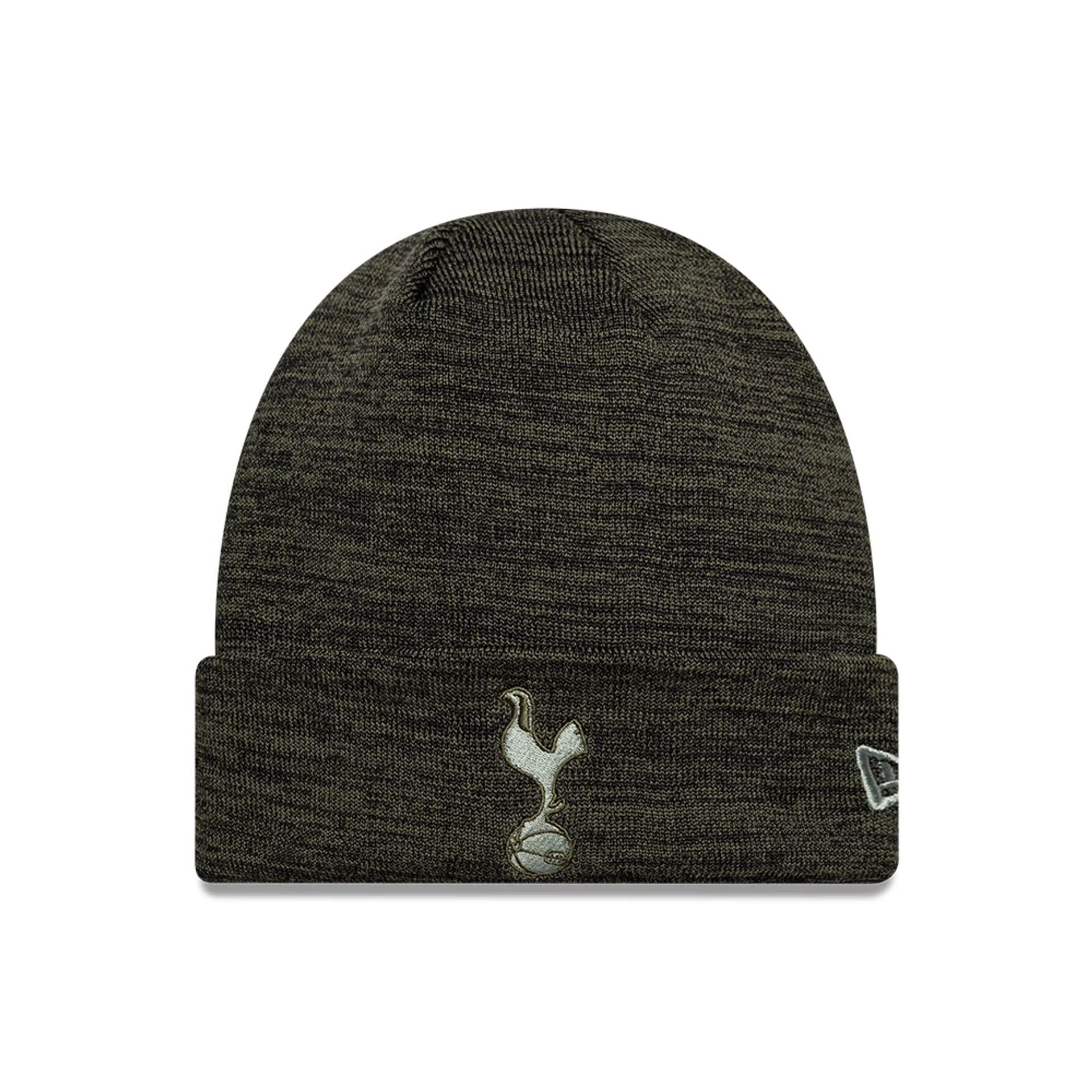Tottenham Hotspur FC Dark Green Marl Cuff Knit Beanie Hat