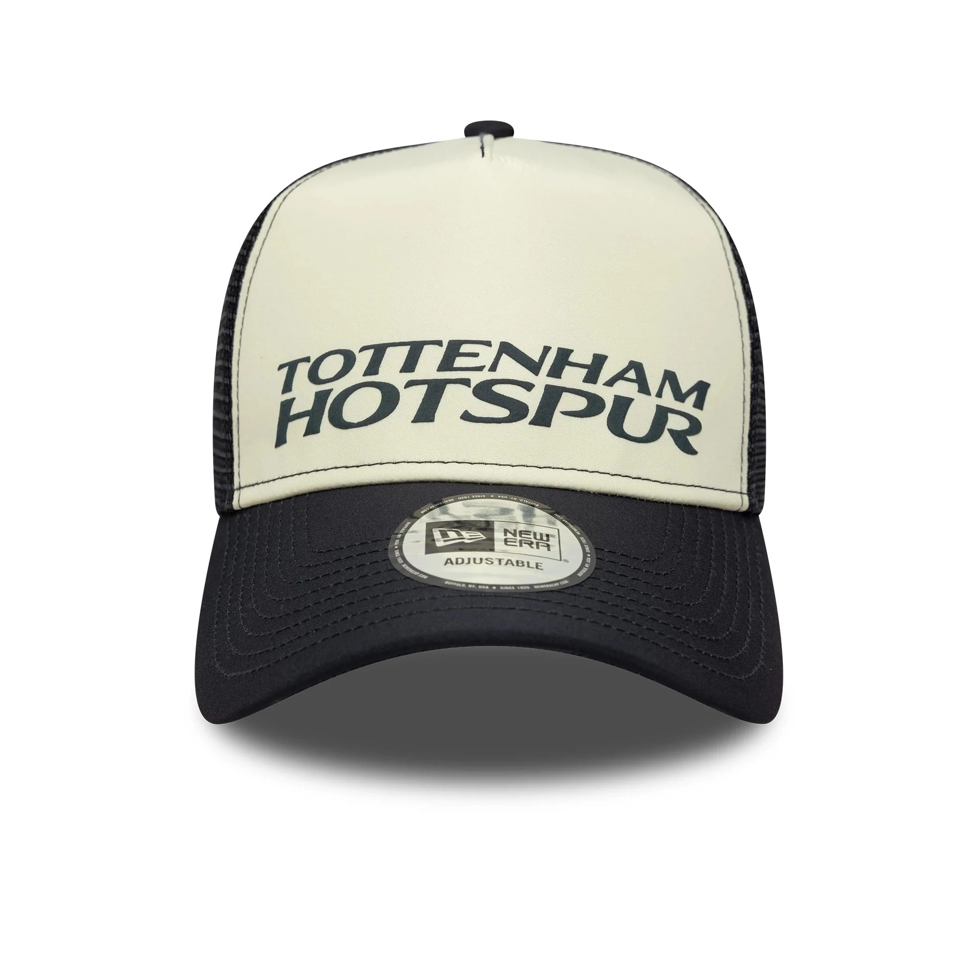 Tottenham Hotspur FC Puff Wordmark Navy 9FORTY A-Frame Trucker Cap - Image 2