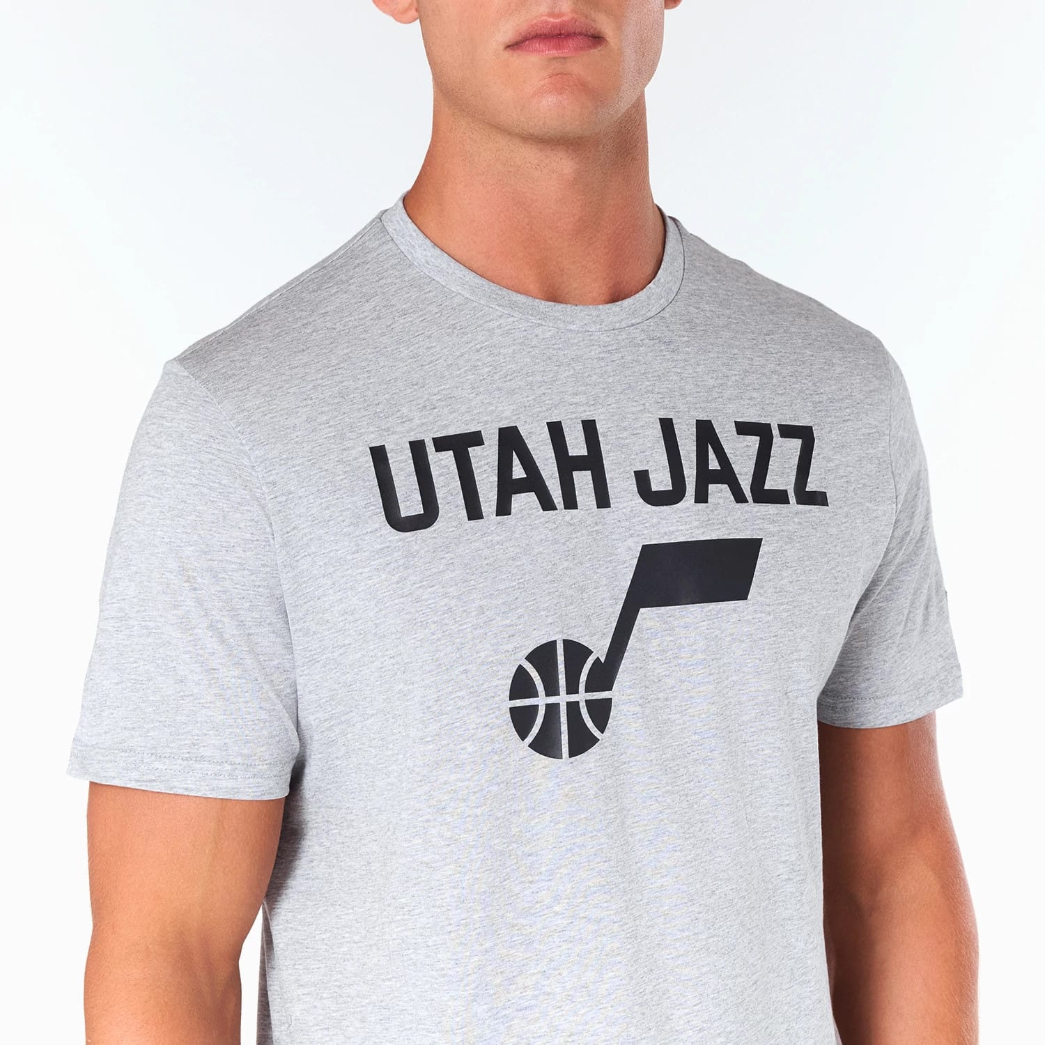 Utah Jazz NBA Grey T-Shirt - Image 2