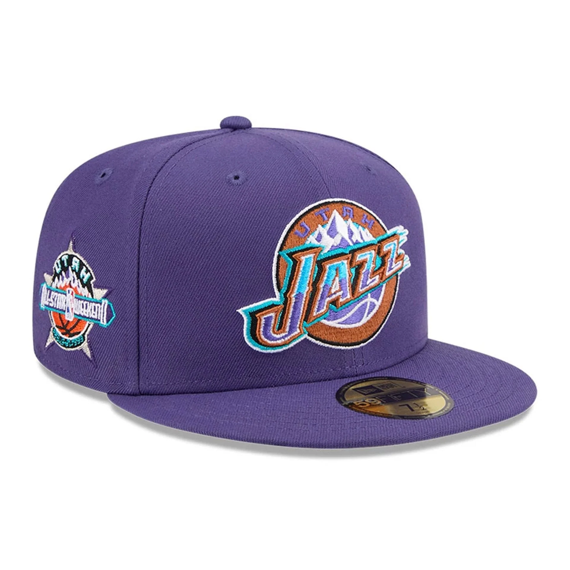 Utah Jazz NBA Hardwood Classic Dark Purple 59FIFTY Fitted Cap