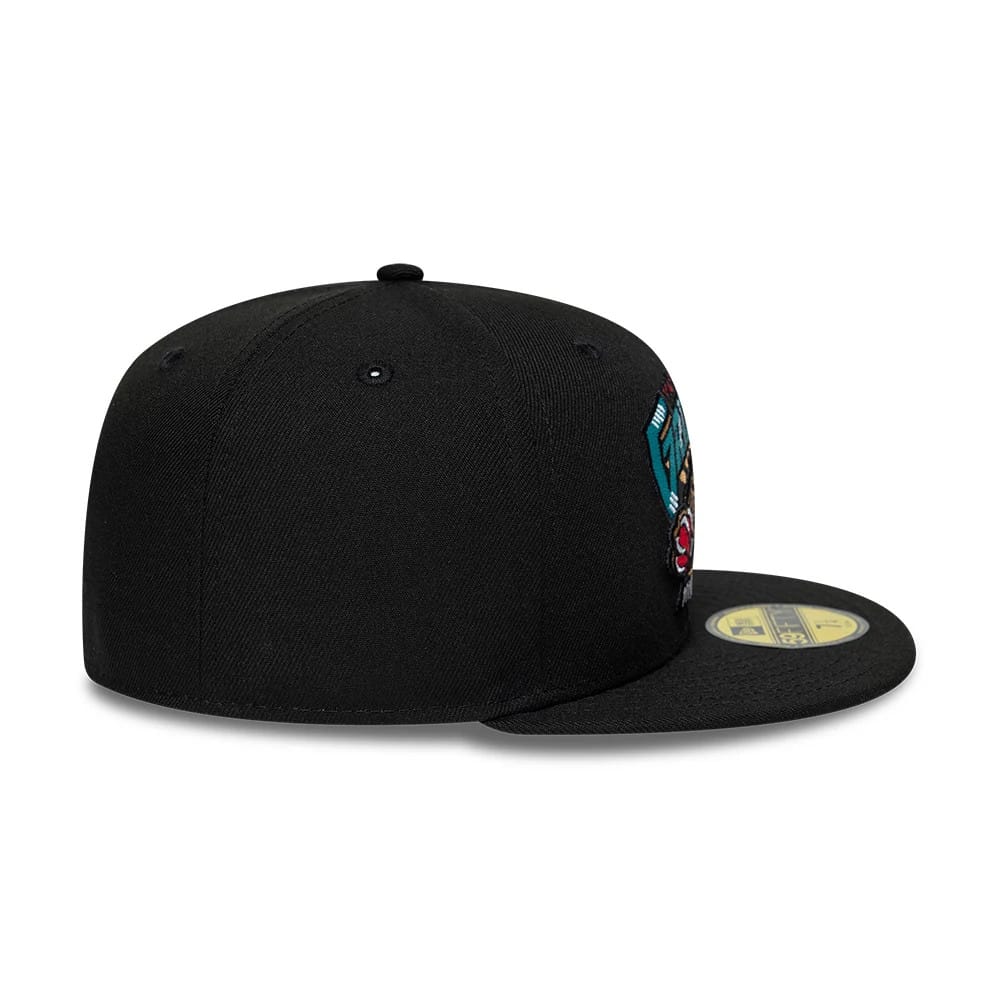 Vancouver Grizzlies NBA Hardwood Classic Black 59FIFTY Fitted Cap - Image 7