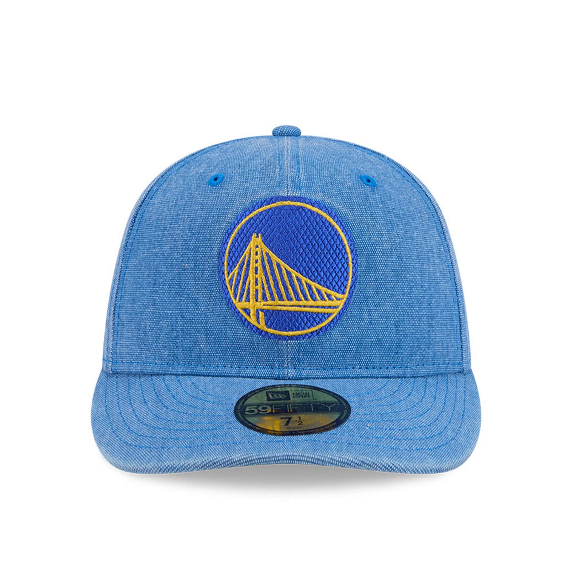 Warriors NBA Hardwood Classic Blue 59FIFTY Fitted Cap - Image 3