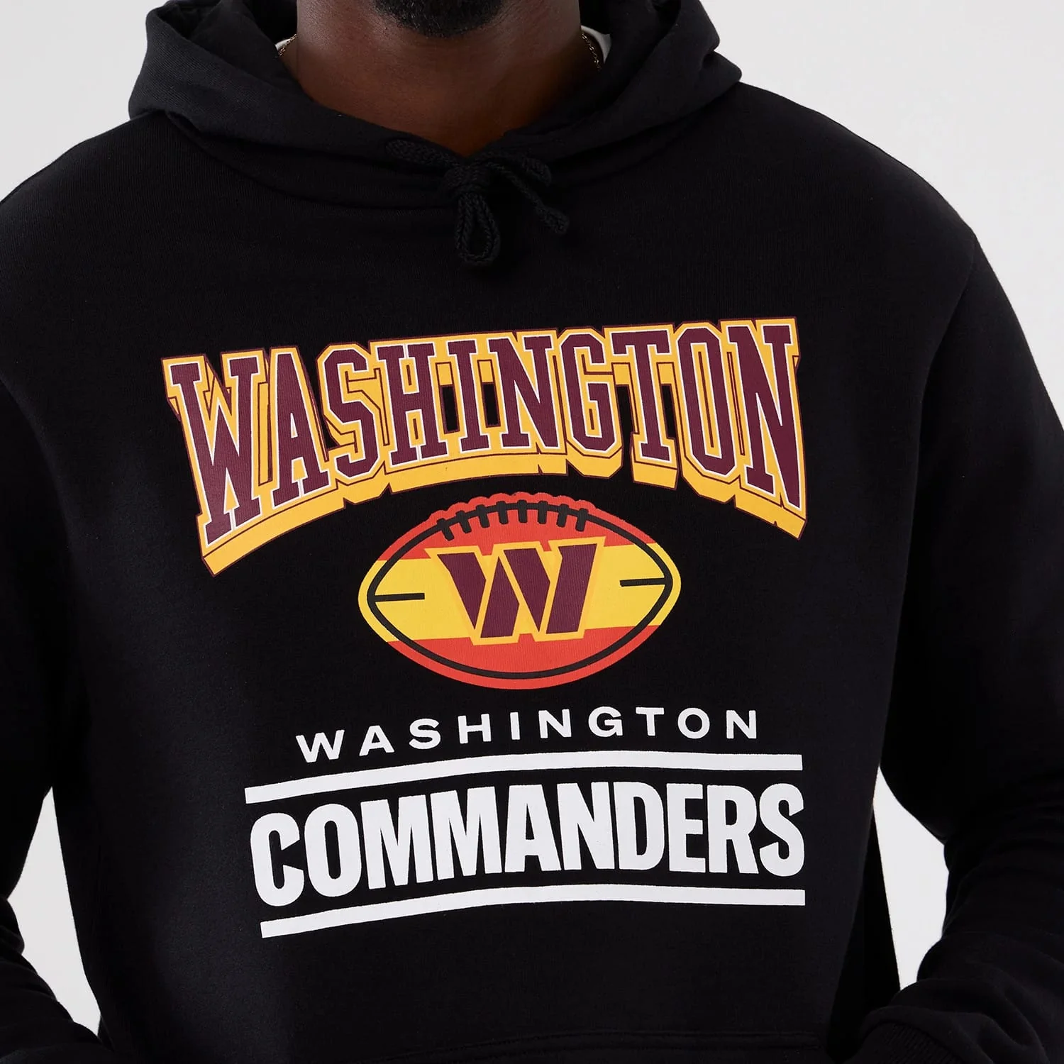Washington Commanders NFL International Series Games 2025 Black Pullover Hoodie - Image 3