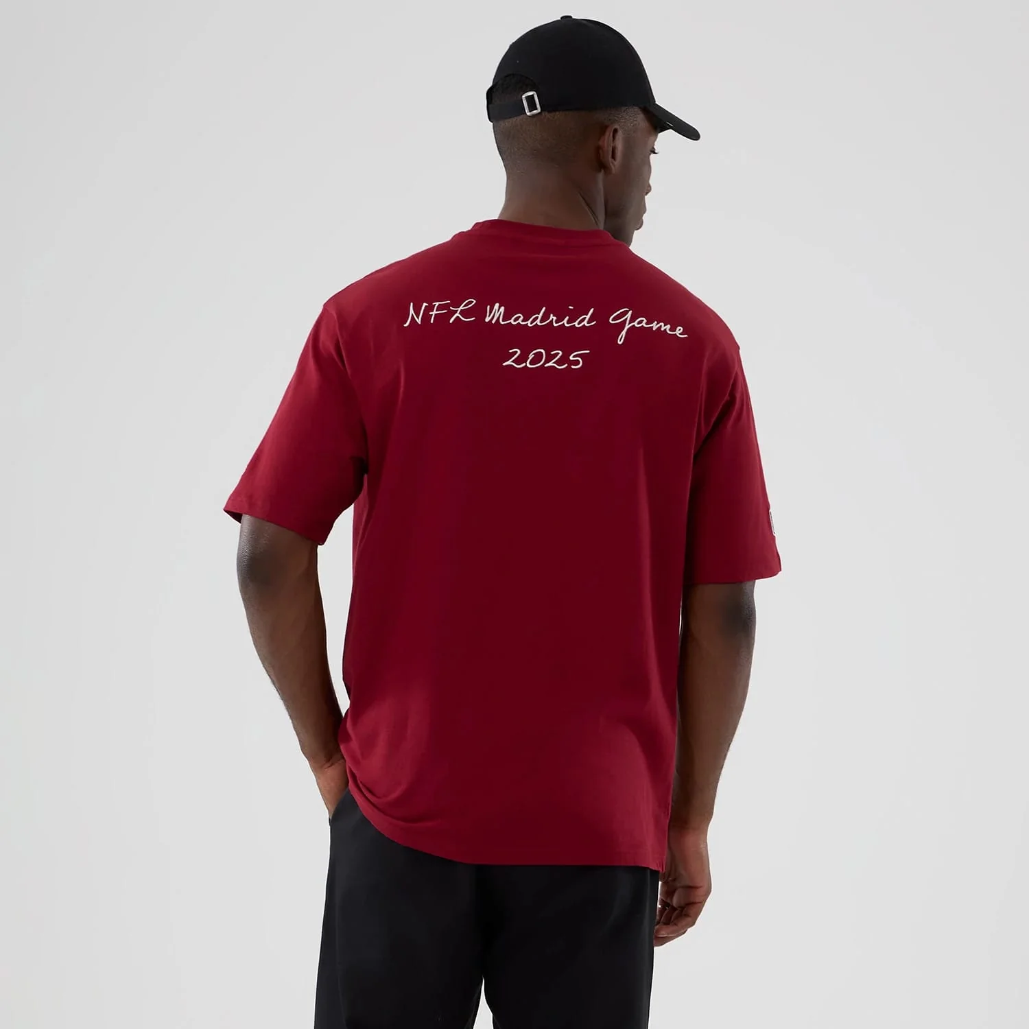 Washington Commanders NFL International Series Games 2025 Dark Red Premium T-Shirt - Image 2