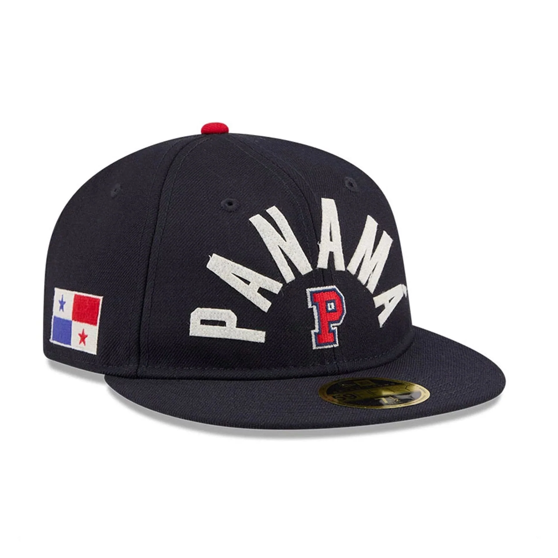 WBC Panama Classical Script Navy Retro Crown 59FIFTY Fitted Cap
