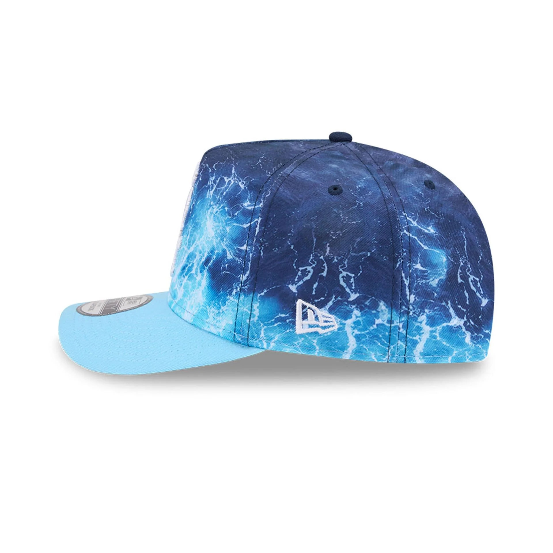 White Sox MLB Deep Water Pastel Blue 9FIFTY A-Frame Snapback Adjustable Cap - Image 5