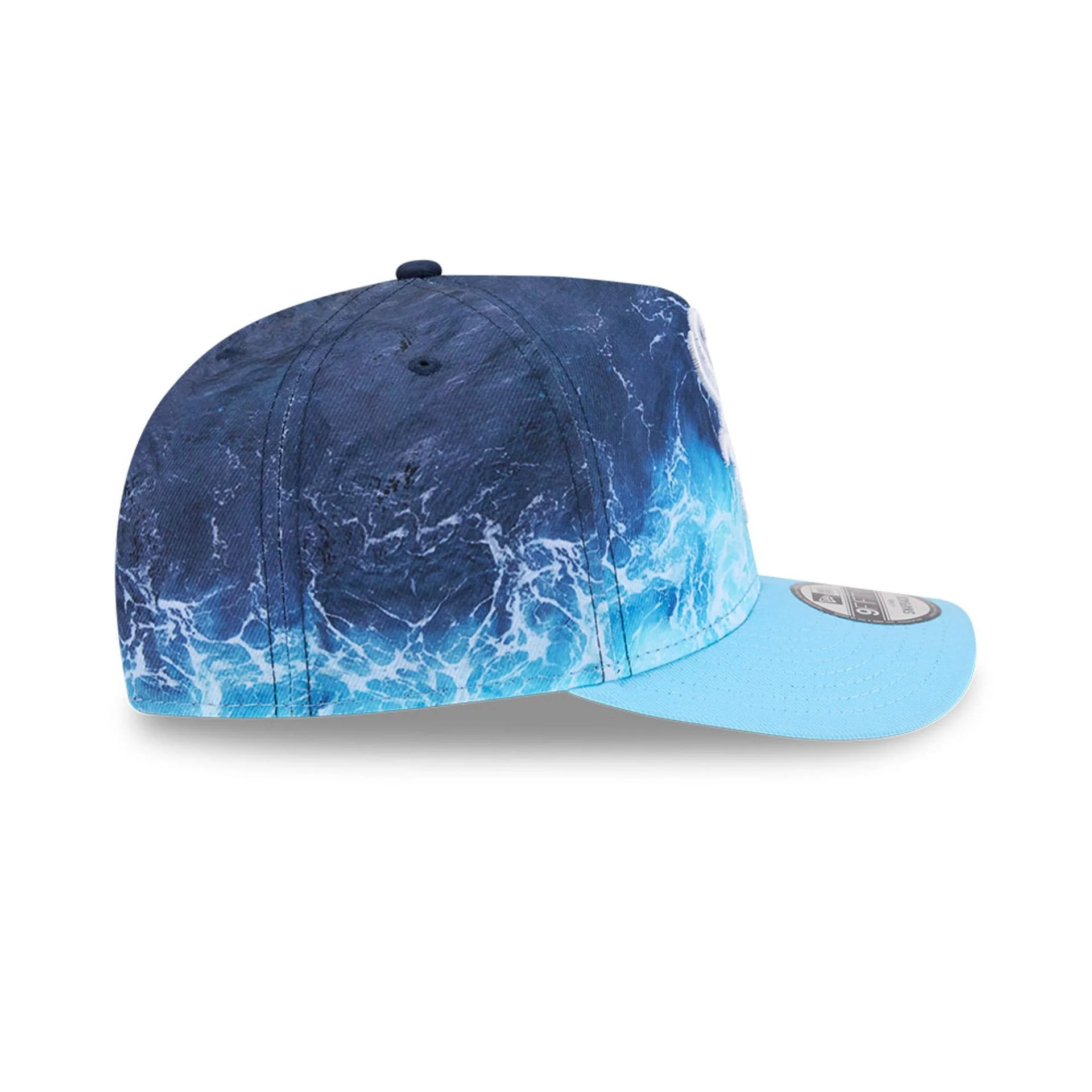 White Sox MLB Deep Water Pastel Blue 9FIFTY A-Frame Snapback Adjustable Cap - Image 6