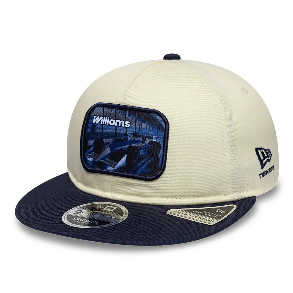 Williams New Wave Cream Retro Crown 9FIFTY Adjustable Cap