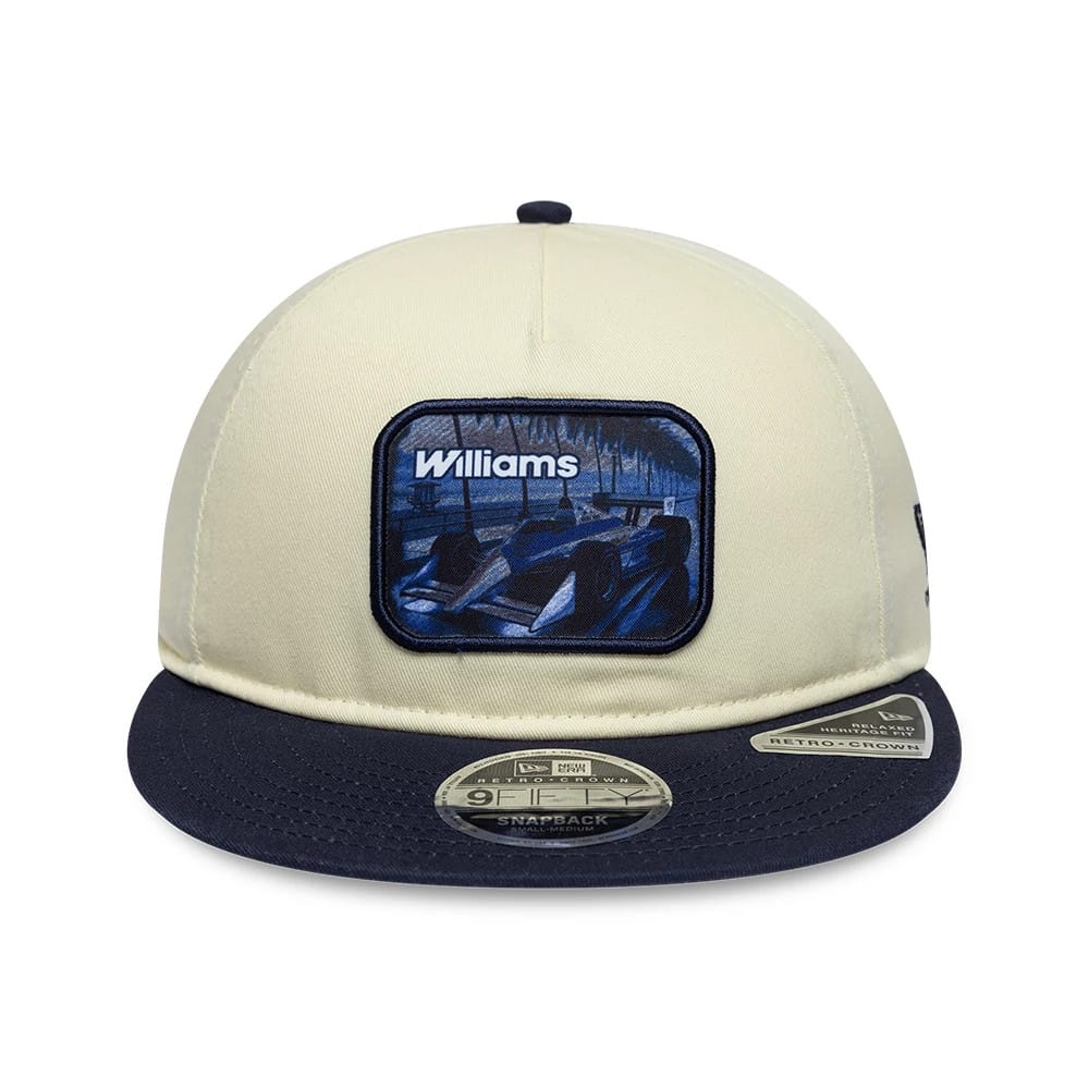 Williams New Wave Cream Retro Crown 9FIFTY Adjustable Cap - Image 2