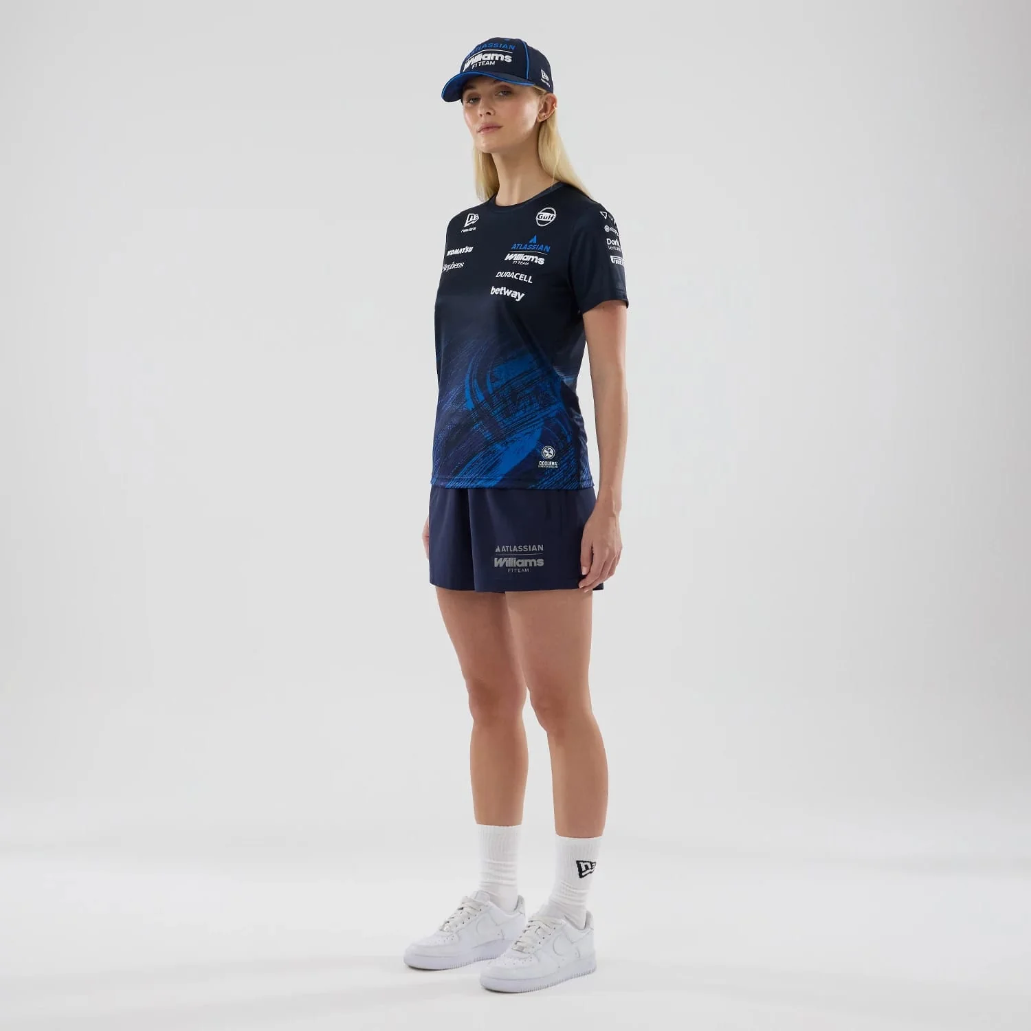 Williams Womens Navy Training Shorts - Image 7