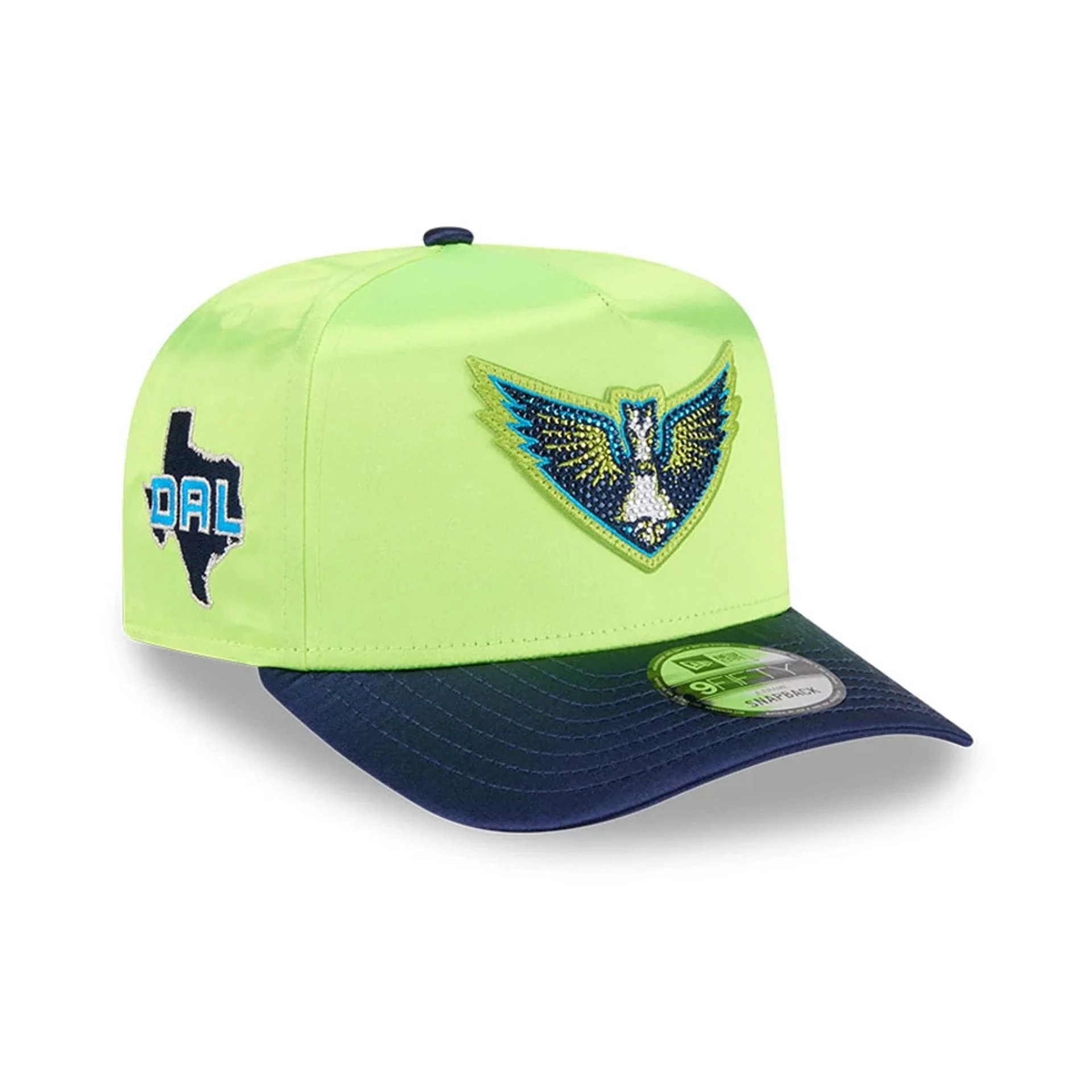 Wings WNBA Draft 2026 Bright Green 9FIFTY A-Frame Snapback Adjustable Cap