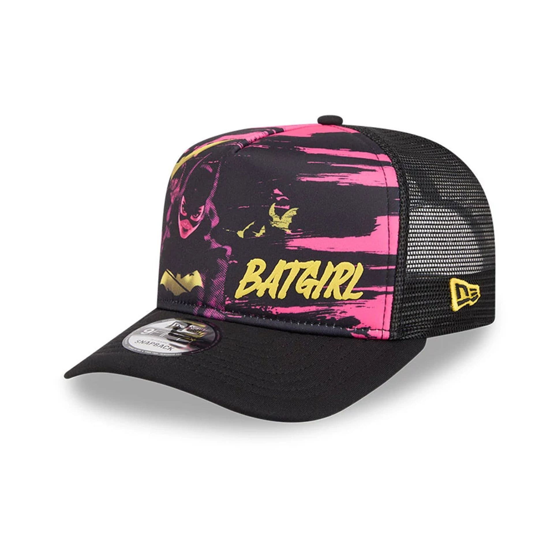 Womens DC Batgirl Black 9FIFTY A-Frame Snapback Adjustable Cap