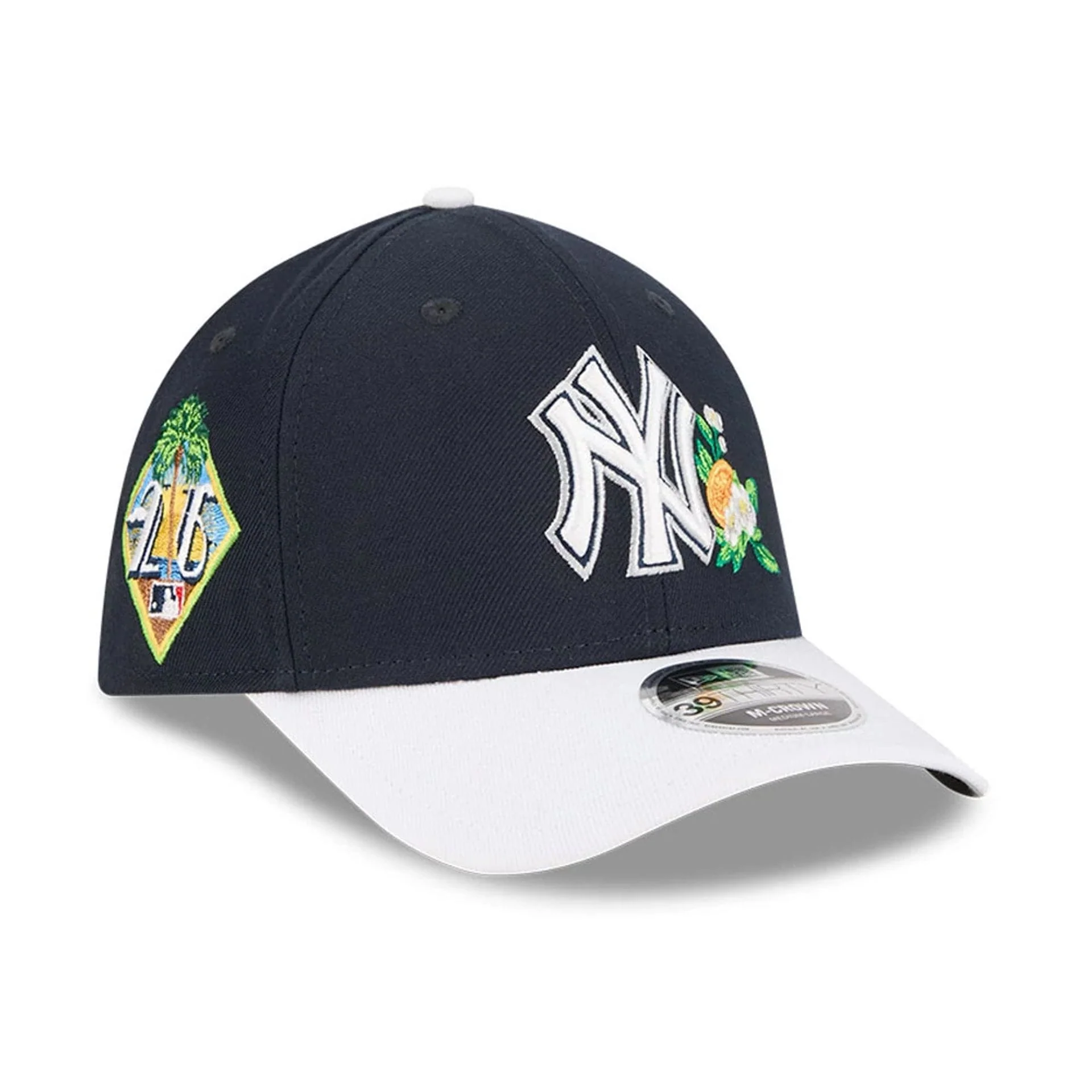 Yankees MLB Spring Training 2026 Navy 39THIRTY M-Crown Stretch Fit Cap