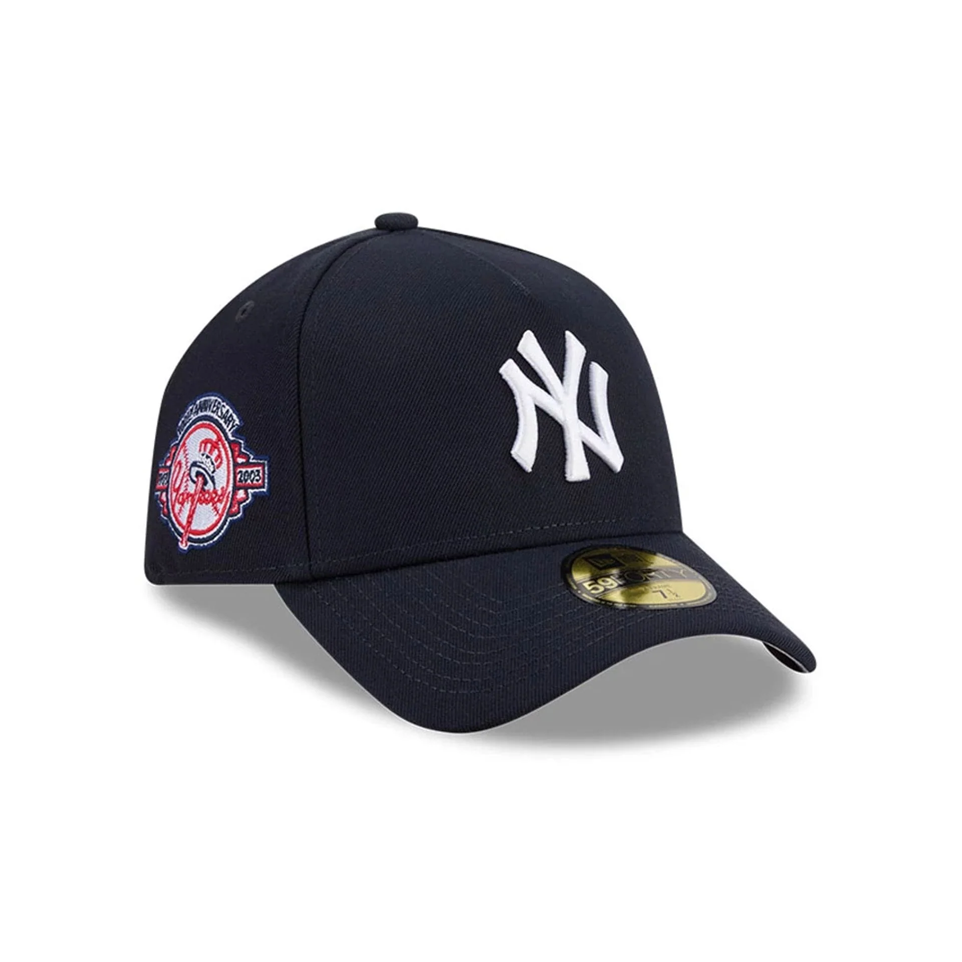 Yankees MLB Team Side Navy 59FORTY A-Frame Fitted Cap