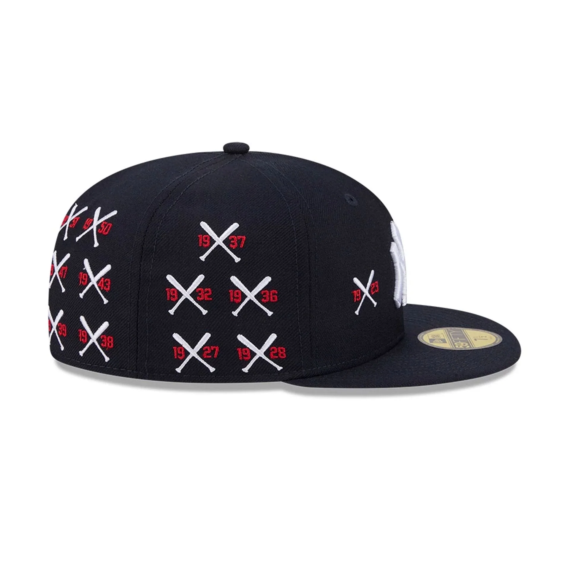 Yankees MLB X Spike Lee Crossed Bats Navy 59FIFTY Fitted Cap - Image 6