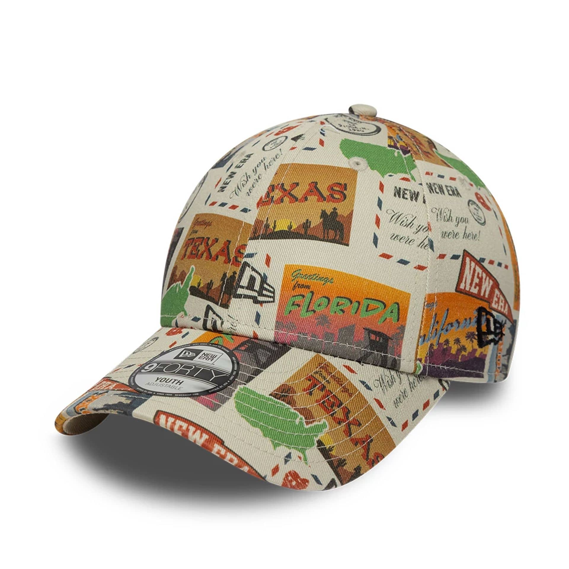 Youth New Era Location Light Beige 9FORTY Adjustable Cap