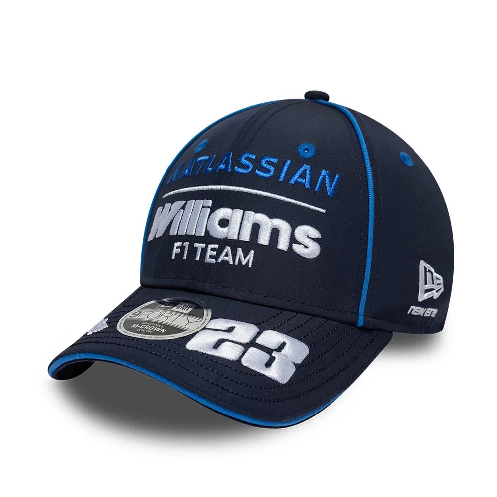Youth Williams Alex Albon Navy 9FORTY M-Crown Adjustable Cap - Image 4